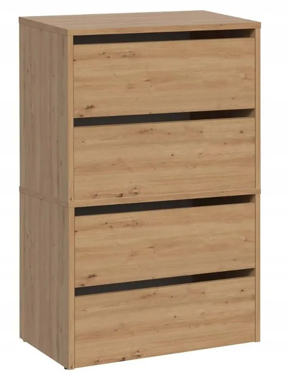 TOP E SHOP MODO X2 OAK ARTISAN SHOE CABINET