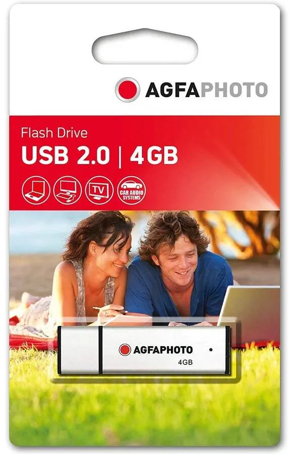 Memorie USB AgfaPhoto silver 4GB