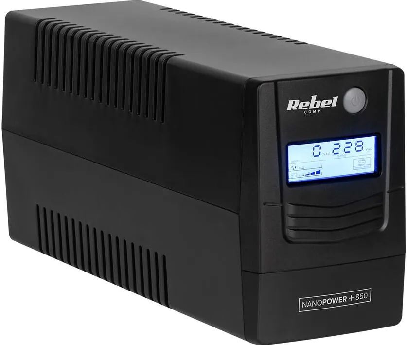 UPS Rebel Nanopower Plus 850  Off-line  Sinusoida 850VA  480W   LCD  USB