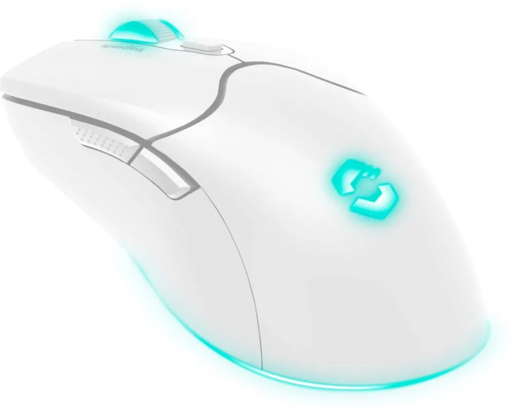 Mouse SpeedLink Mouse de gaming wireless Speedlink Velox RGB, 4800DPI, alb