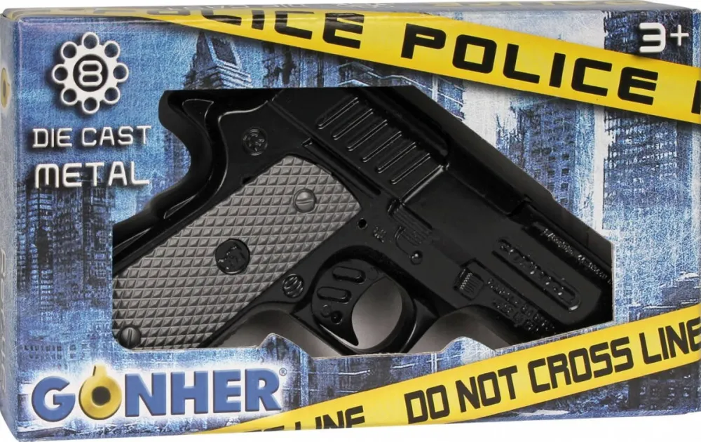 Jucarie Pulio Metal police pistol Gonher