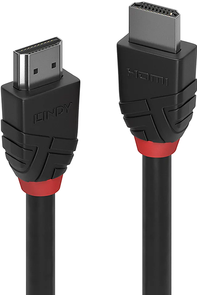 Lindy Cablu HDMI high speed, 50 cm, , Black Line