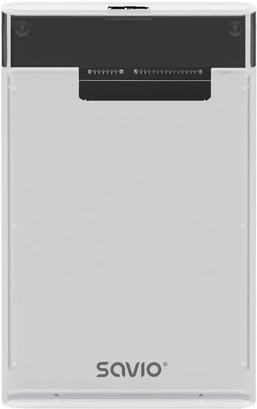 Enclosure SAVIO 2.5" External HDD/SSD , USB 3.0, transparent, AK-66