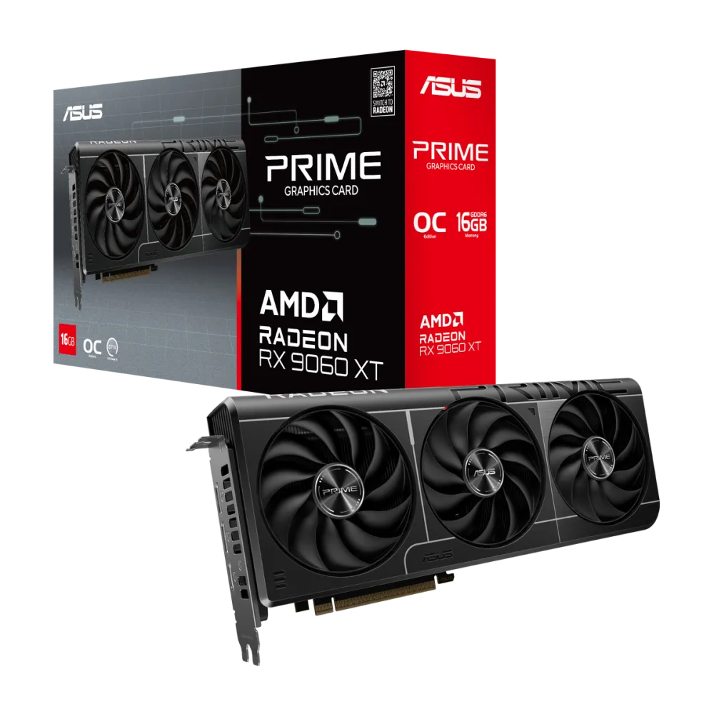 Placa Video Asus PRIME RX 9060 XT OC 16GB