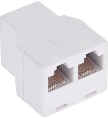 Accesoriu Retea Generic ADAPTOR 8P8C MAMA 2 X 8P8C MAMA ALB