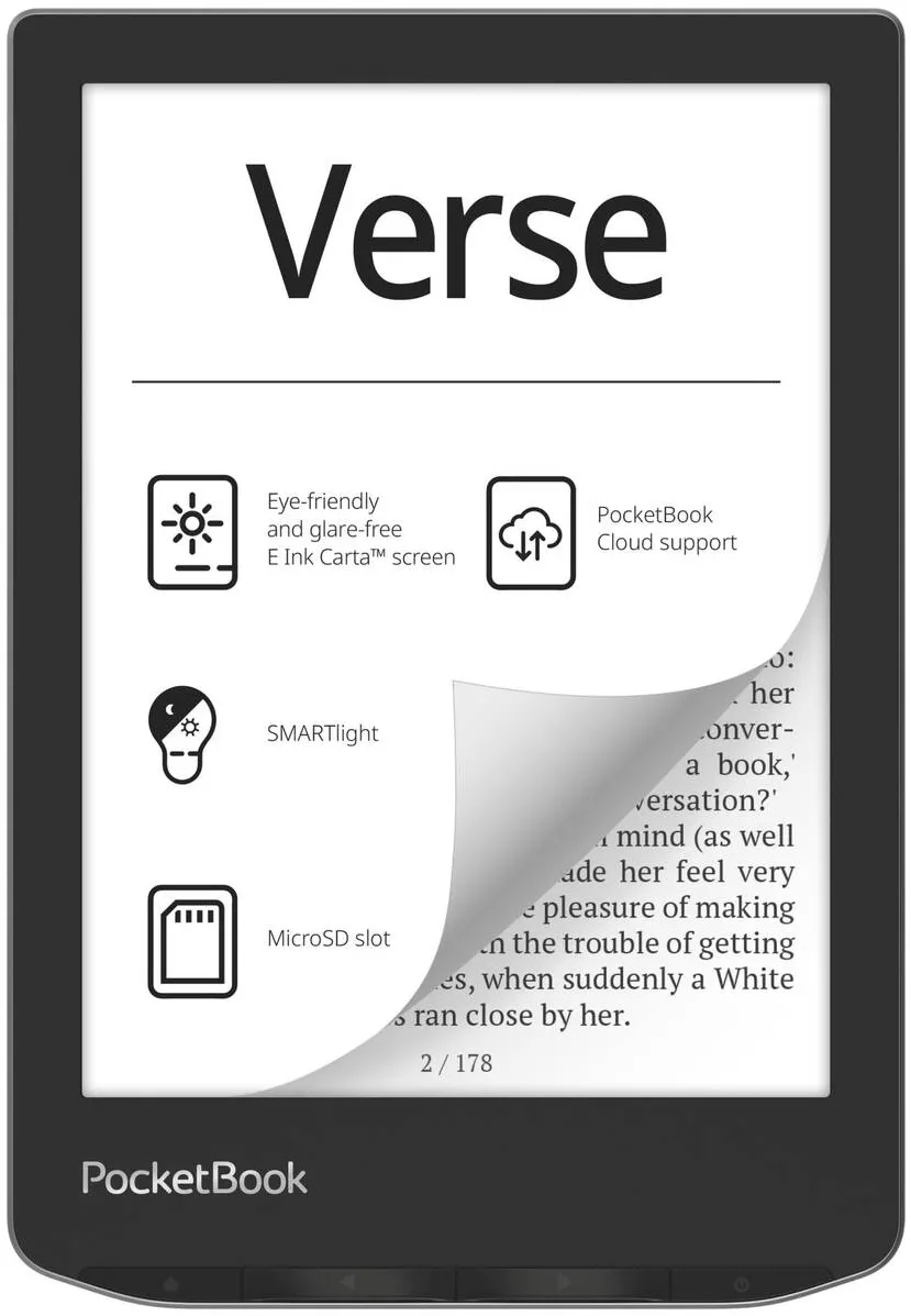 eBook Reader PocketBook Verse Mist Grey
