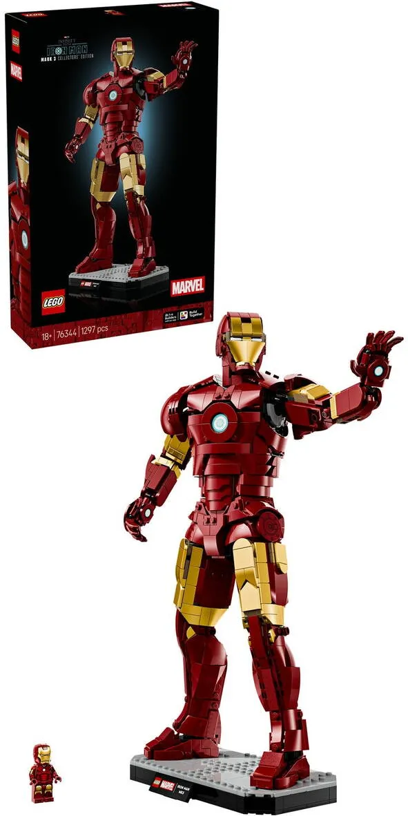 LEGO® Marvel - Editia de colectie Iron Man Mark 3 76344, 1297 piese
