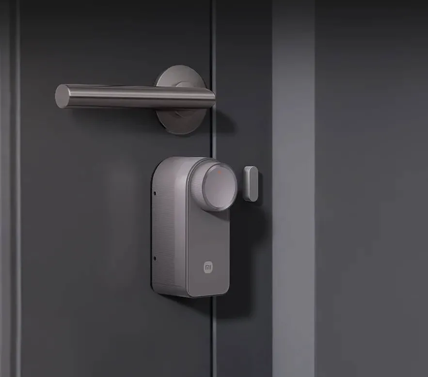Incuietoare smart Xiaomi Self-Install fara gaurire amprenta Bluetooth Wi-Fi Matter gri