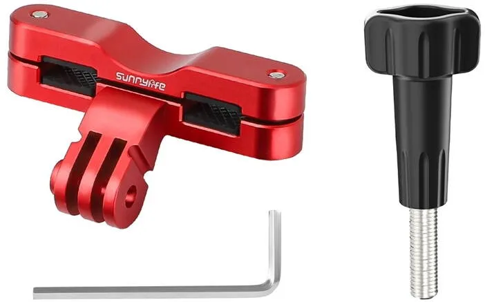 Sunnylife Bike Seat Rail Mount Sunnylife ZJ942-R for Action 5 Pro/ Insta360 GO 3S/ GoPro 13