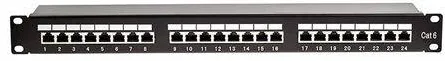 Accesoriu Retea Emtex PATCH PANEL 24 PORTURI FTP CAT 5E KRONE+110 E