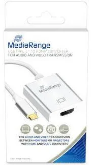 MediaRange USB Type-C 3.1 la HDMI converter, Arrgintiu