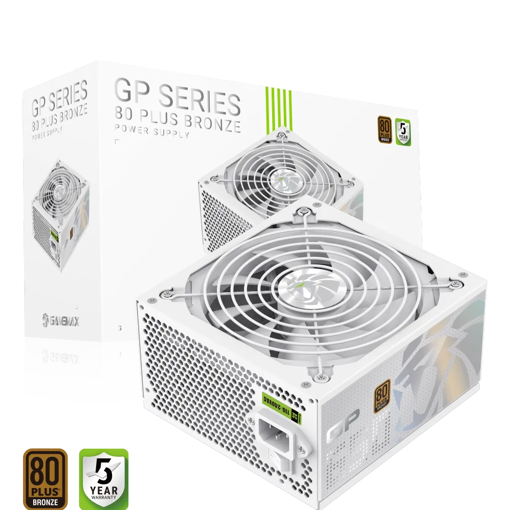 Sursa PC Gamemax Gamemax | PSU | GP 650B WH | 650W | Bronze | Non-Modular | White