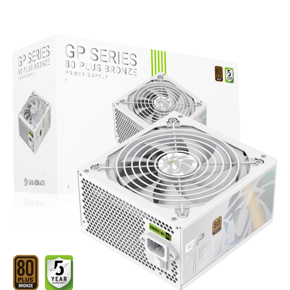 Sursa PC Gamemax Gamemax | PSU | GP 750B WH | 750W | Bronze | Non-Modular | White