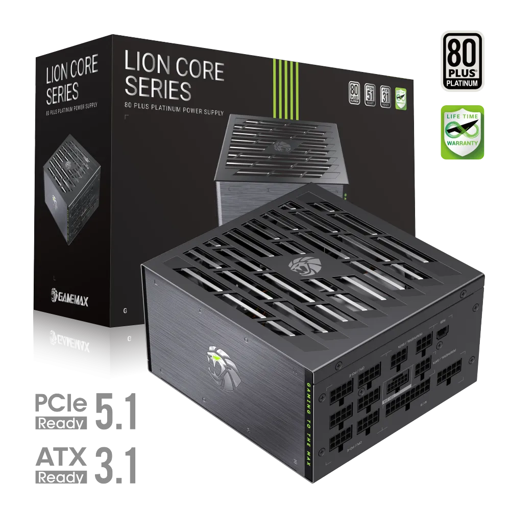 Sursa PC Gamemax Gamemax | PSU | LION CORE 1200P | 1200W | Platinum | Full Modular