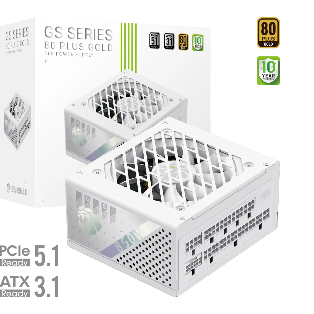 Sursa PC Gamemax Gamemax | PSU | GS 850G WH | 850W | SFX | Full Modular| White