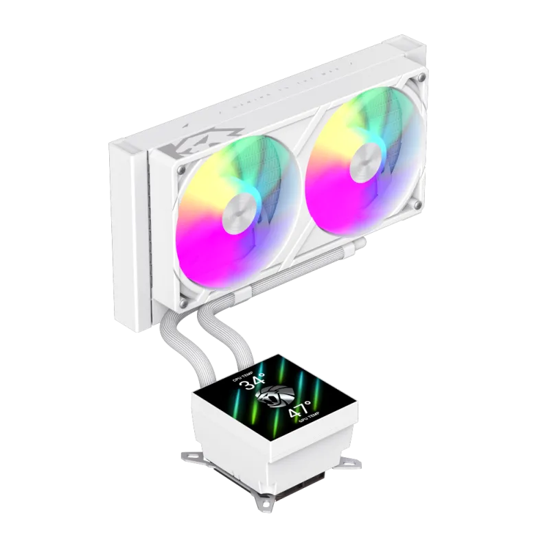 Cooler Gamemax Gamemax | CPU Liquid cooler | GLACIER 240 LCD | White