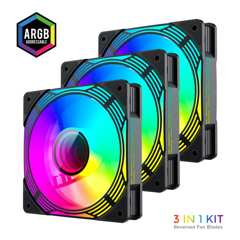 Gamemax Gamemax | Case fan | KF300R BK | Black