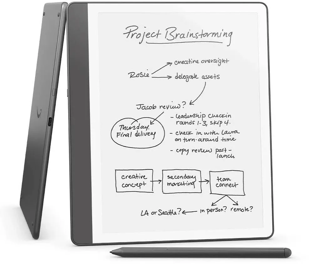 eBook Reader Amazon Ebook Reader Amazon Kindle Scribe Redesigned Display, 10.2" 32GB, Wifi, Premium Pen, Tungsten