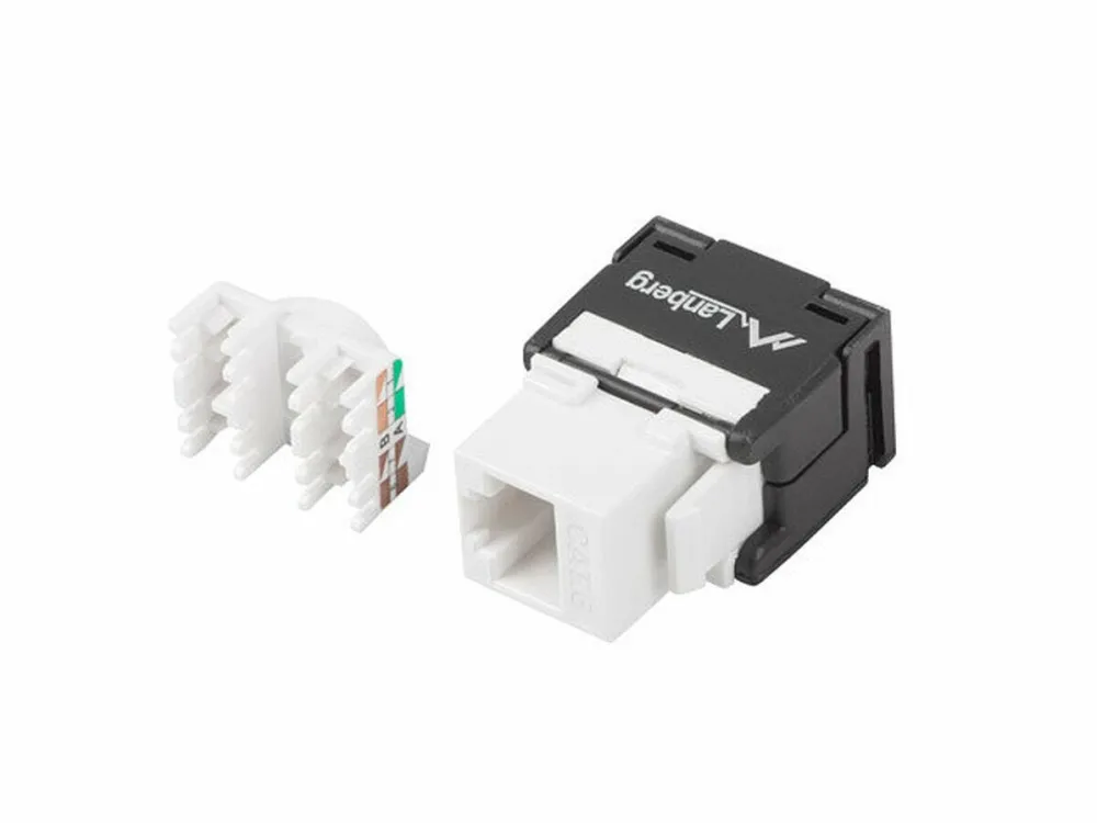 Accesoriu Retea LANBERG Priza RJ45 Lanberg KSU6-2000, femeie, negru