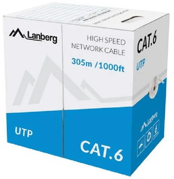 Accesoriu Retea LANBERG Cablu UTP, Lanberg, Cat 6, 305.0m