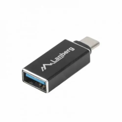Adaptor LANBERG Adaptor , Lanberg , USB C(tata)/USB A mama 3.1 , negru