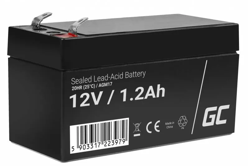 Green Cell AGM17 Baterie UPS Sealed Lead Acid (VRLA) 12 V 1.2 Ah