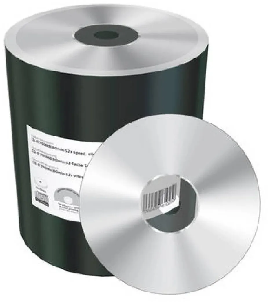 MediaRange CD-R 700MB/80min — 100 бр., без печат (целофан)