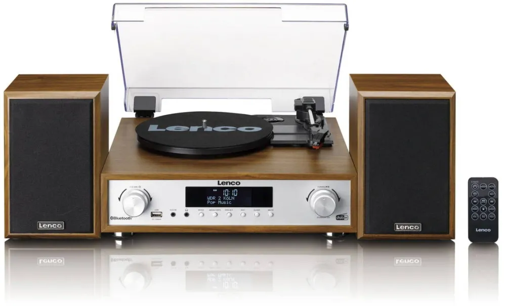 Mini-Sistem Audio Lenco MC-160WD Wood