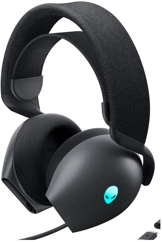Casti Over-Head Dell Alienware Tri-Mode Wireless Gaming - AW725H - Dark Side of the Moon