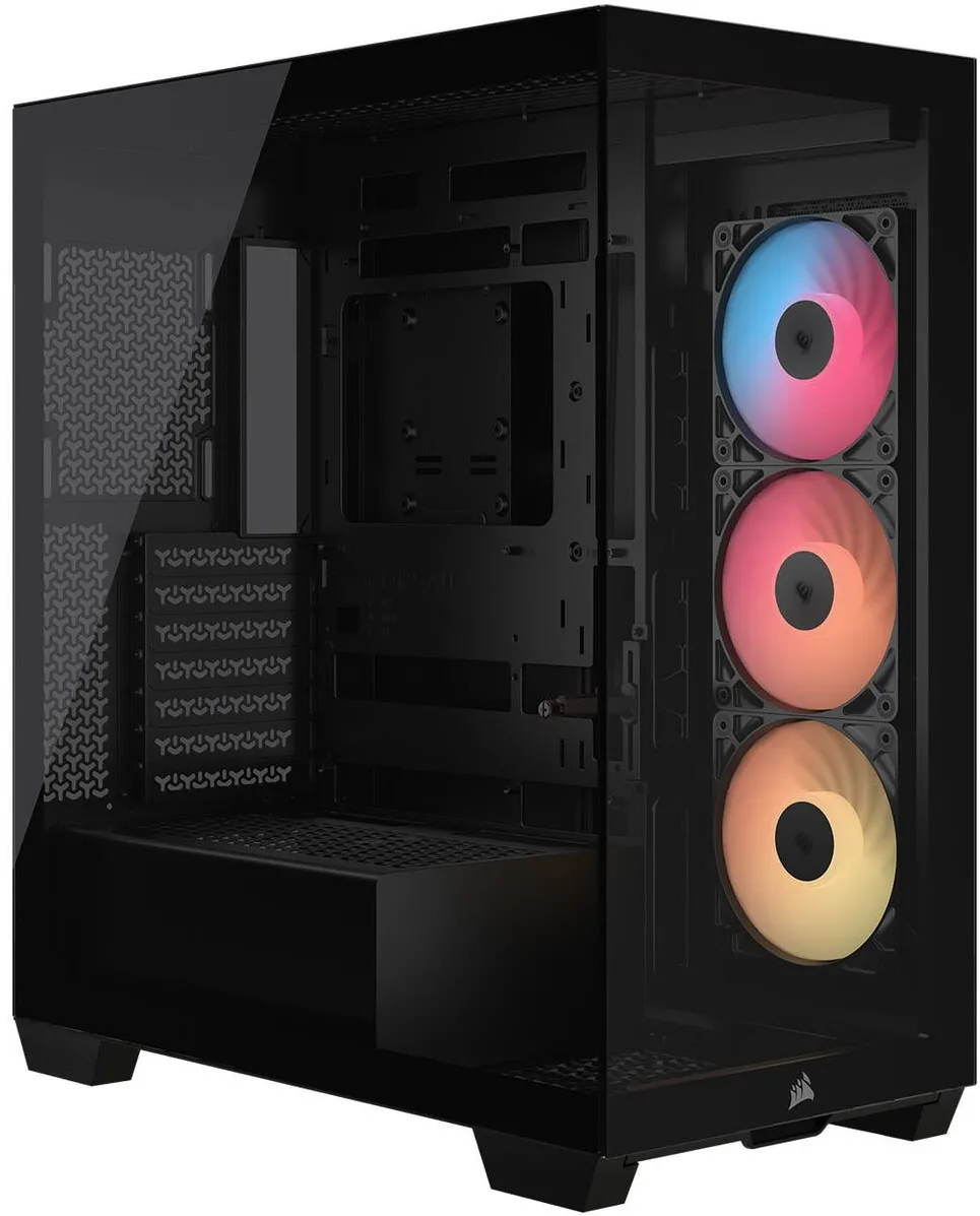 Carcasa PC Corsair Carcasa Corsair 3500X RSR ARGB Tempered Glass Mid-Tower, Negru