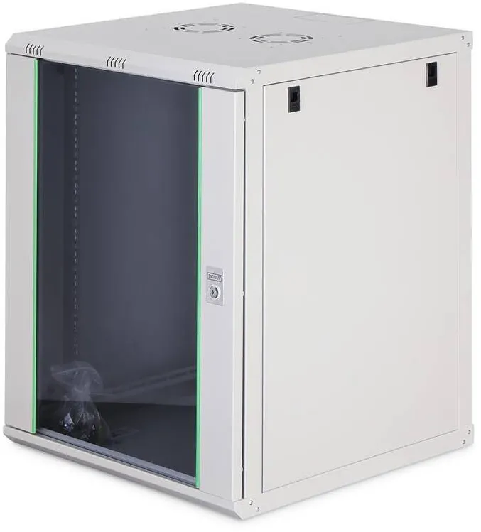 Rack Digitus Cabinet metalic, Digitus, safa sieciowa wiszaca, 16U, 600x600cm, gri, nezmontata