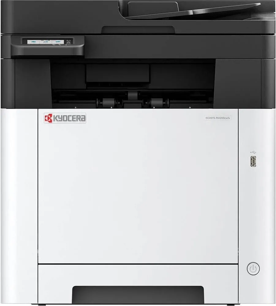 Imprimanta multifunctionala KYOCERA Imprimanta multifunctionala laser color Kyocera MA2101cwfx, A4, duplex, ADF, USB 2.0, Wi-Fi, 21 ppm negru, 21 ppm color