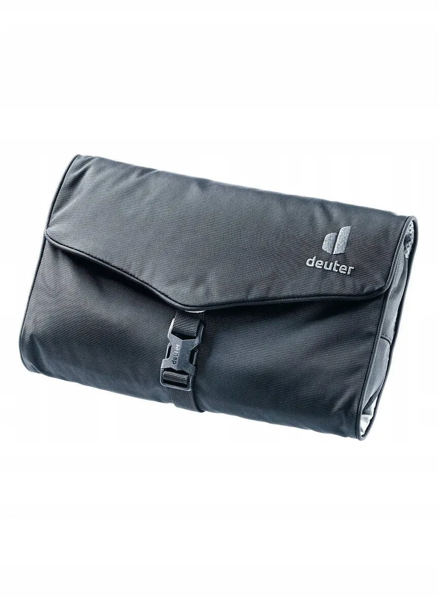 Deuter Geanta de toaleta Deuter Wash Bag II, negru, poliamida 210D, compartiment principal incapator, cu oglinjoara detasabila