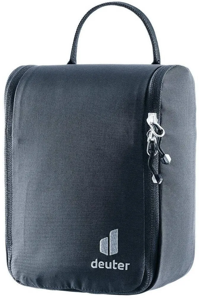 Deuter wash center i, negru, dimensiuni compacte, buzunare interioare cu fermoar