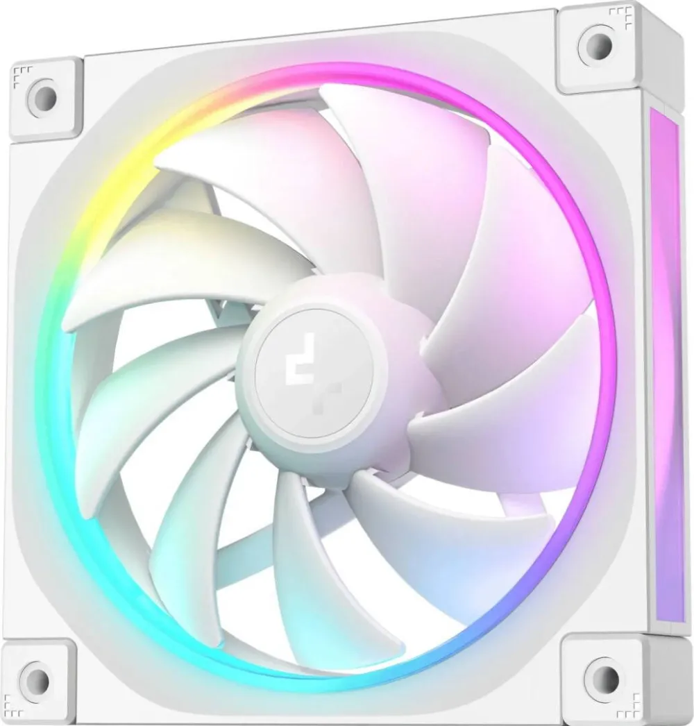 Deepcool Ventilator PC DeepCool FL12, 12cm, 500-2150rpm, RGB, alb