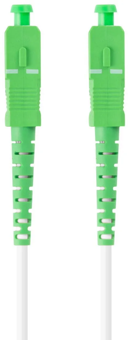 LANBERG Cablu retea fibra optica cu lungime 5 m si conectori SC/APC-SC/APC, Lanberg Z43083, SM, SIMPLEX 3.0MM G657A2 LSZH, alb Alb 5 m