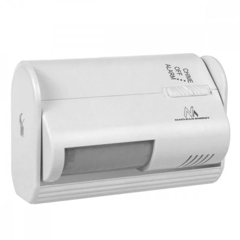 MACLEAN Alarma de intrare cu Senzor PIR, Maclean MCE311 W, detectare 8m, unghi 60°, alb
