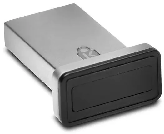 Scanner cod de bare Kensington de amprenta VeriMark, Kensington, Aliaj de zinc, Argintiu/Negru