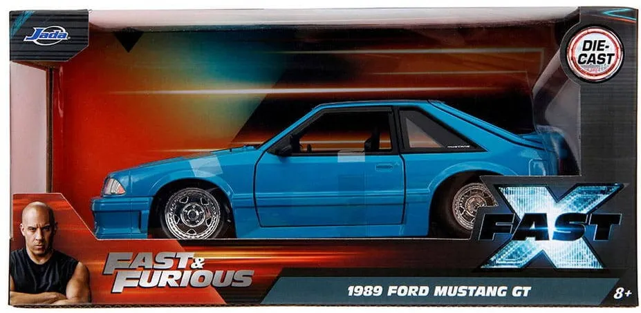 Masina Jada Macheta diecast 1/24 Ford Mustang GT, Jada Toys, 10cm, Fast & Furious