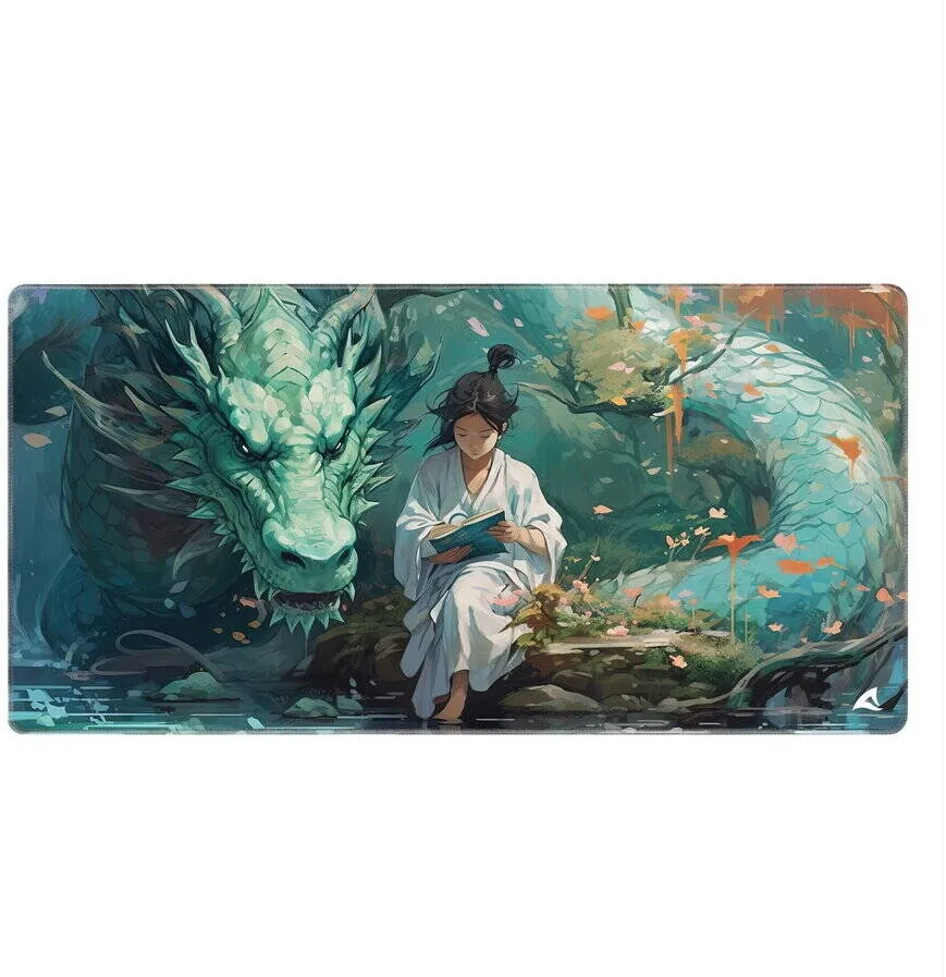 Mouse pad Sharkoon SHARKOON 4044951042555, Albastru/Verde, 0x500 mm, Confort premium, Stabilitate