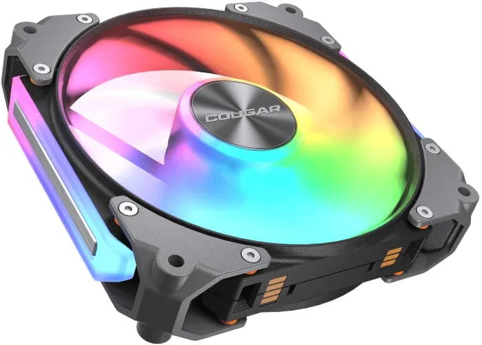 Cougar Ventilator Cougar Apolar 120 aRGB, Reverse Blade, 600-2200 rpm Negru