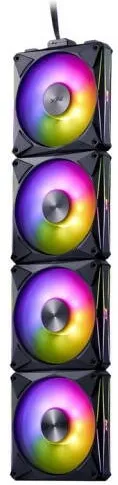 XPG Set ventilatoare PC XPG HURRICANE MAG, 4 piese, ARGB, negru, 120x120x25mm