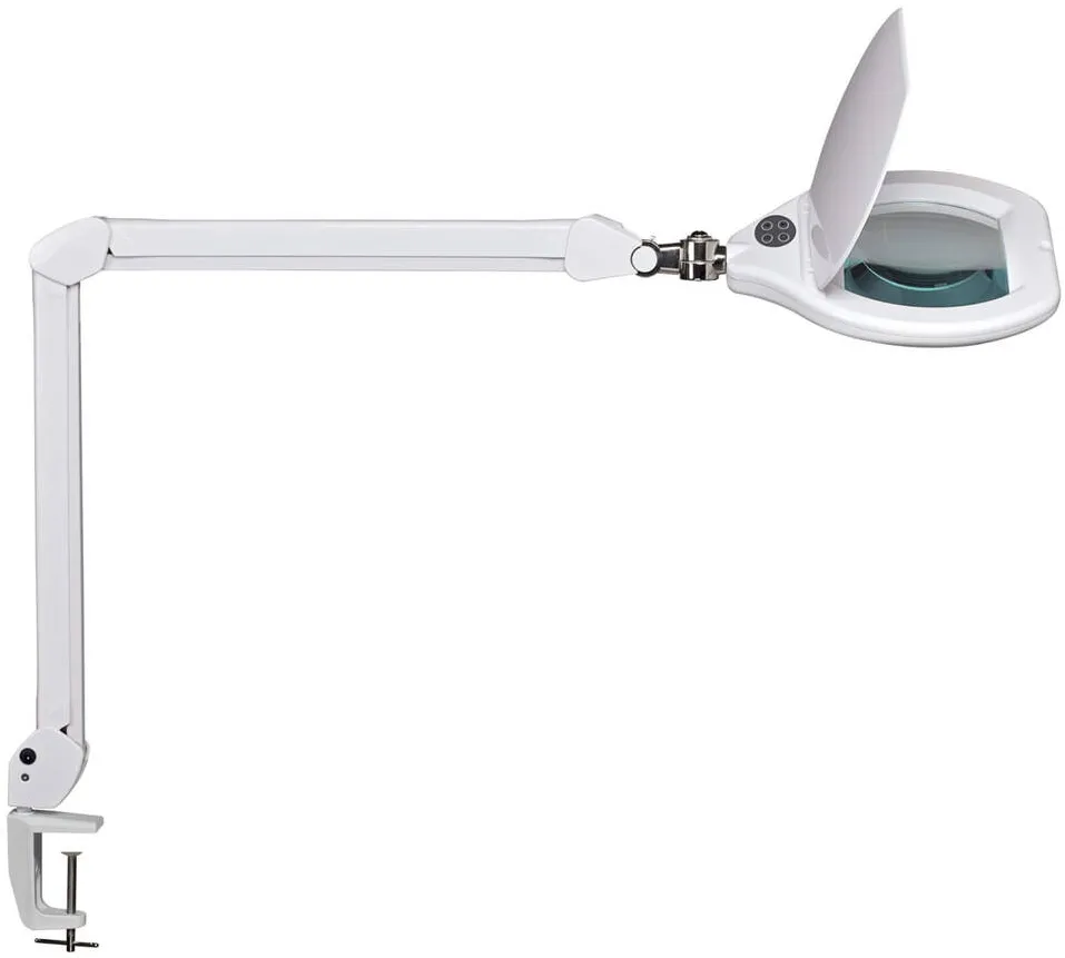 Maul Lupa de marire ajustabila, MAUL, Plastic/Metal, LED, Alb