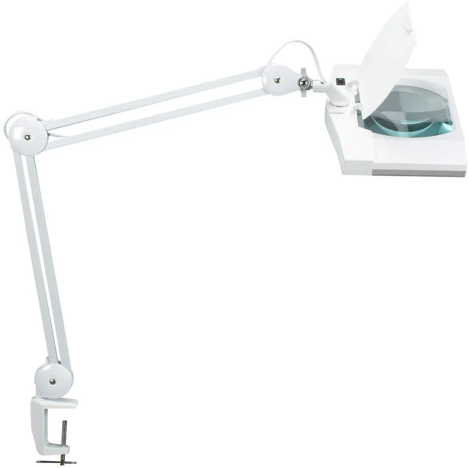 Maul Lupa de marire ajustabila, MAUL, Plastic/Metal, LED, Alb