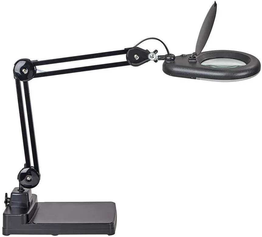 Maul Lupa de marire ajustabila, MAUL, Plastic/Metal, LED, Negru