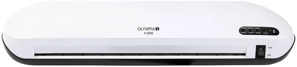 OLYMPIA Laminator A3, A3250, temperatura ajustabila, 75-250 microni, alb