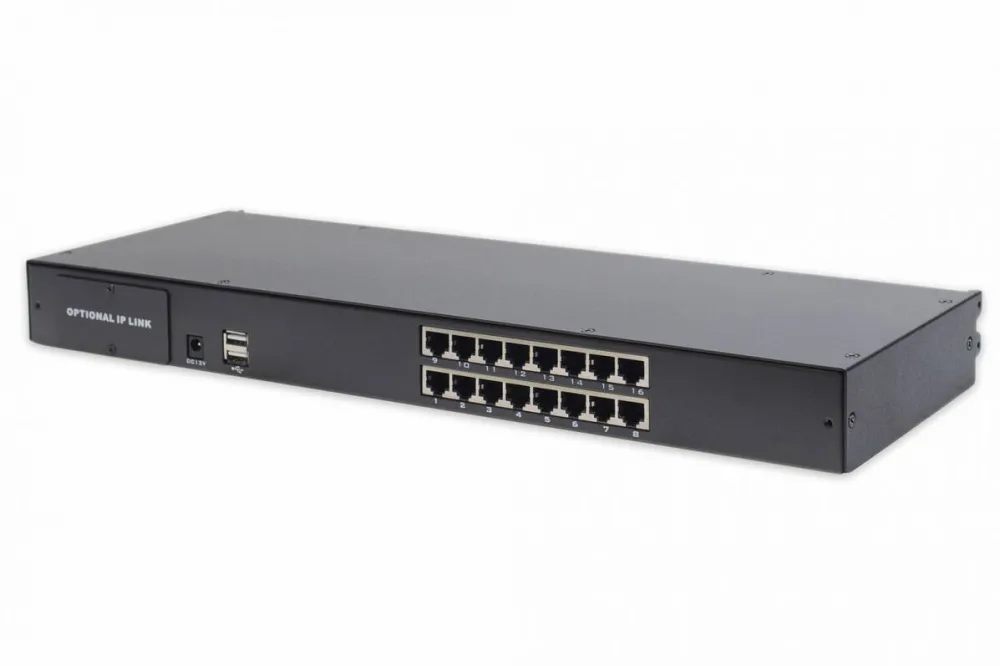 Switch KVM Digitus Modul KVM Digitus CAT 5, DS-72217 cu 16 porturi