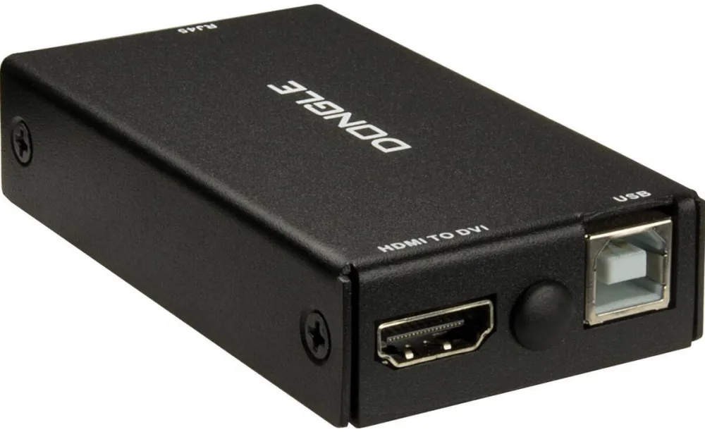 Switch KVM Inter-Tech Adaptor KVM Inter-Tech KT-150D, negru