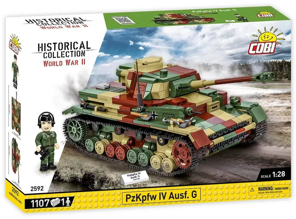 Cobi PzKpfw IV Ausf. G, construction toy scale 1:28