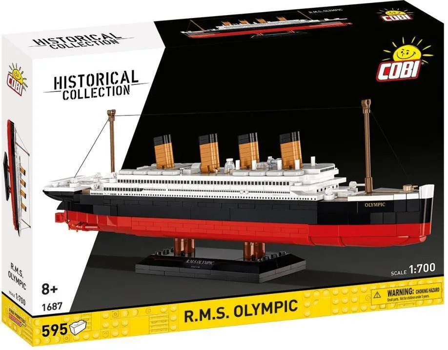 Jucarie creativa Cobi Set de Construit R.M.S. Olimpic, 595 piese